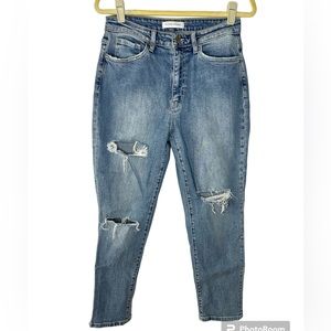 Flying Monkey Women’s Distressed Mom Jeans Size 28